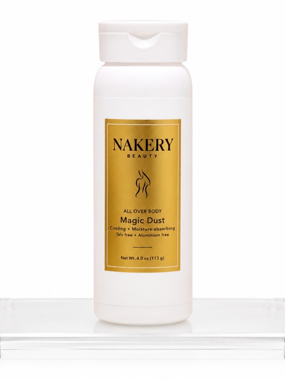 Nakery Beauty Magic Dust All Over Body Powder - White & Gold